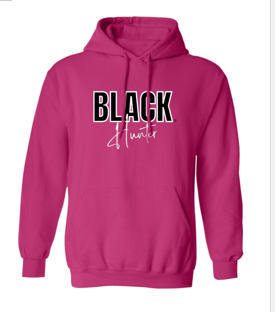 OhSo Pink Black Hunter Hoodie