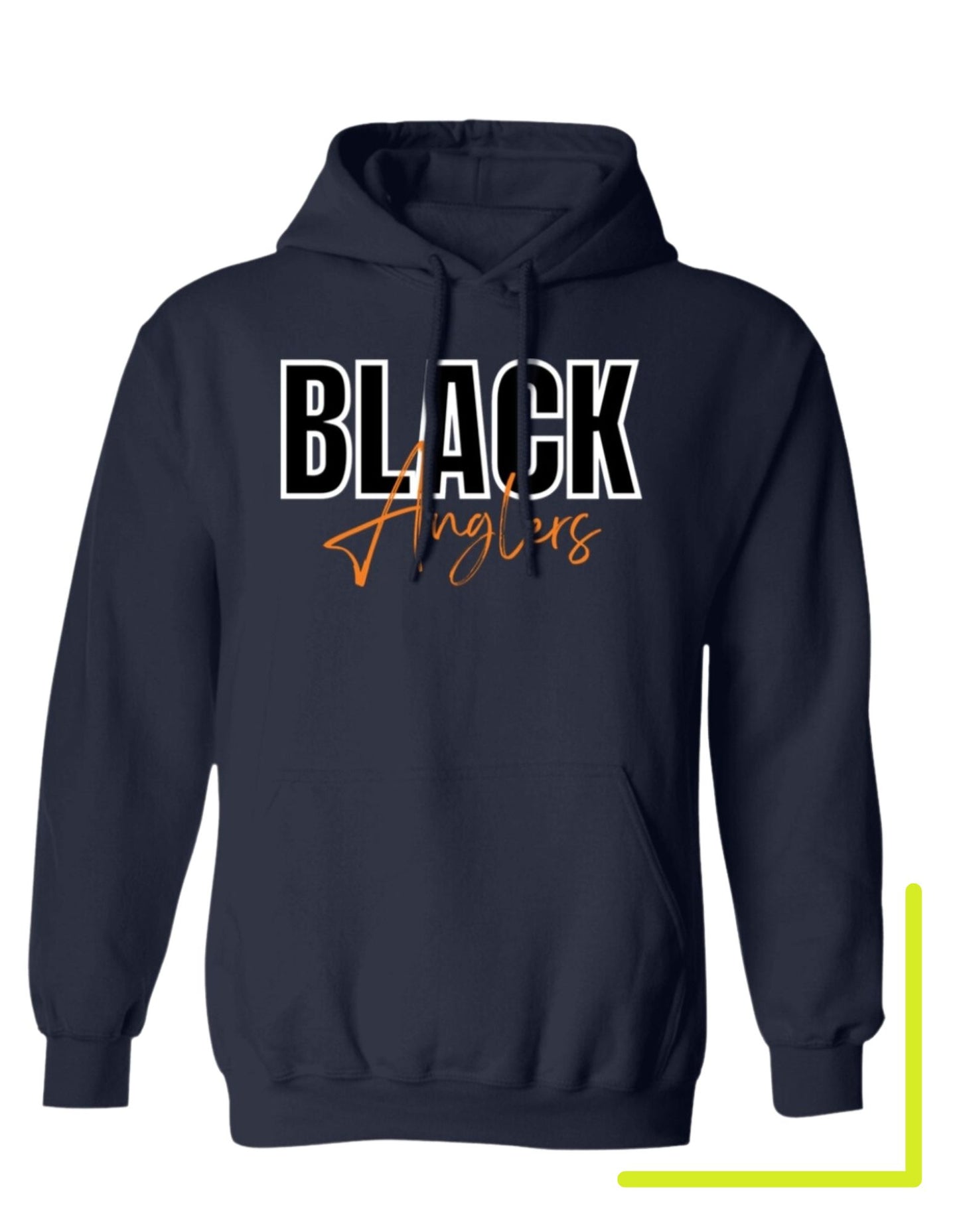 Soso Blue Black Angler Hoodie