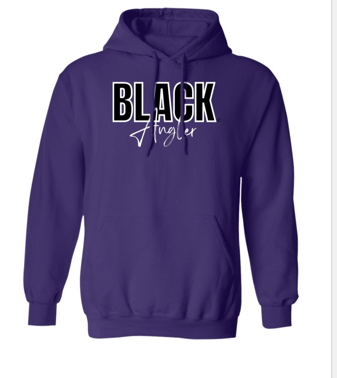 Purple Black Angler Hoodie