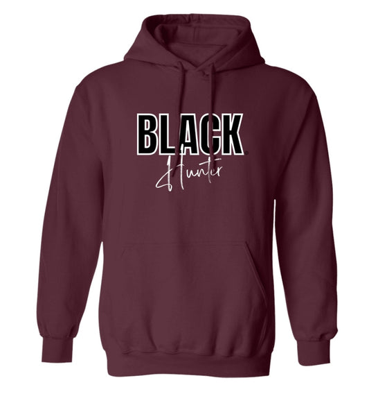 Maroon Black Hunter Hoodie